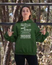 Load image into Gallery viewer, I Am A Proud Wife Of An Irish Husband Gift For Family Hoodie
