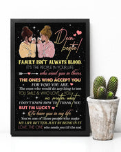 Load image into Gallery viewer, Gift For Bestie I'm Lucky To Have You In My Life Vertical Poster
