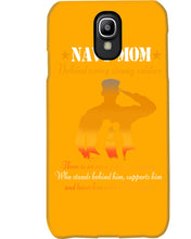 Load image into Gallery viewer, Son Gift For Navy Mom Behind Every Strong Soldier Phone case
