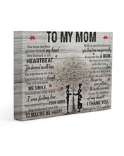Load image into Gallery viewer, Daughter Gift For Mom When I Was Feeling Low Matte Canvas
