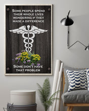 Load image into Gallery viewer, Nurse They Made A Difference Veteranary Symbol Meaningful Gift Vertical Poster
