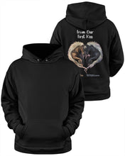 Load image into Gallery viewer, Horses From Our First Kiss Custom Name Gift For Girlfriend Hoodie
