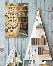 Load image into Gallery viewer, And Into The Library I Go To Lose My Mind And Find My Soul Vertical Poster
