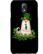 Load image into Gallery viewer, Shih Tzu With Green Tie St Patrick's Day Gift For Dog Lovers Phone case
