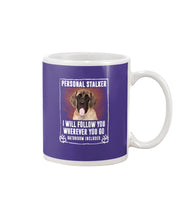 Load image into Gallery viewer, English Mastiff Personal Stalker St. Patrick's Day Printed Mug Mug
