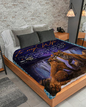 Load image into Gallery viewer, Fox You Are My Life Gift For Wife Sherpa Blanket
