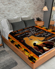 Load image into Gallery viewer, Proposal At Dawn Love Made Us Together Gift For Wife Sherpa Blanket
