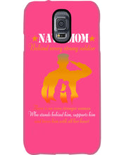 Load image into Gallery viewer, Son Gift For Navy Mom Behind Every Strong Soldier Phone case

