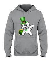 Load image into Gallery viewer, Bichon Dabbing With Pot Of Gold St Patrick's Day Gift For Dog Lovers Hoodie
