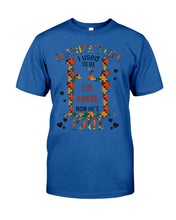 Load image into Gallery viewer, Gift For Autism Angel Grandma I Used To Be His Angel Now He's Mine Guys Tee
