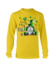 Load image into Gallery viewer, Leprechaun Gnome One Lucky Lala Clover St Patrick's Day Gift Unisex Long Sleeve
