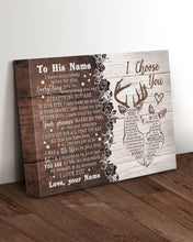 Load image into Gallery viewer, You Are My Life Wild Deer Custom Name Gift For Life Partner Matte Canvas
