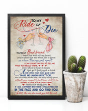 Load image into Gallery viewer, Thank So Much For Everything Meaningful Gift For My Ride Or Die Vertical Poster

