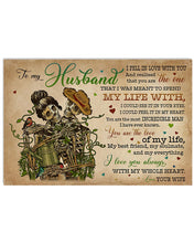 Load image into Gallery viewer, Skeleton Couple Gift For Wife You Are The Only One Horizontal Poster

