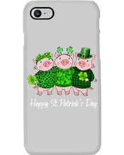 Load image into Gallery viewer, Pig Wear Plaid Shirt And Top Hat St Patrick's Day Gift Phone case
