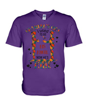 Load image into Gallery viewer, Gift For Autism Angel Grandma I Used To Be His Angel Now He's Mine Guys V-Neck
