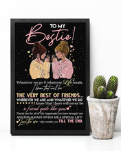 Load image into Gallery viewer, The Very Best Of Friends Gift For Bestie Vertical Poster
