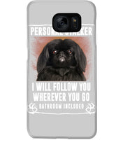 Load image into Gallery viewer, Black Pekingese Personal Stalker St. Patrick's Day Printed Mug Phone case
