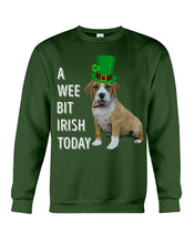 Load image into Gallery viewer, Beabull Irish Today Green St. Patrick's Day Printed Mug Sweatshirt
