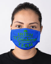 Load image into Gallery viewer, Irsih Drinking Team Green Shamrock St Patrick's Day Cloth Face Mask
