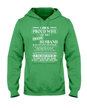 Load image into Gallery viewer, I Am A Proud Wife Of An Irish Husband Gift For Family Hoodie
