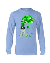 Load image into Gallery viewer, Landseer Newfie Patrick Balloons St. Patrick's Day Color Changing Mug Unisex Long Sleeve
