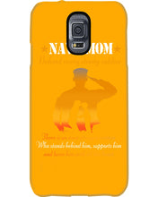 Load image into Gallery viewer, Son Gift For Navy Mom Behind Every Strong Soldier Phone case
