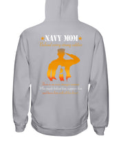 Load image into Gallery viewer, Son Gift For Navy Mom Behind Every Strong Soldier Hoodie
