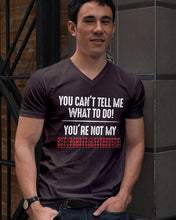 Load image into Gallery viewer, You Can't Tell Me What To Do You're Not My Granddaughter Guys V-Neck

