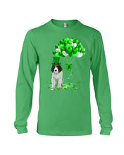 Load image into Gallery viewer, Landseer Newfie Patrick Balloons St. Patrick's Day Color Changing Mug Unisex Long Sleeve
