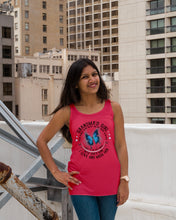 Load image into Gallery viewer, Blue Butterfly Gift For Angel Grandma Your Wings Were Ready Ladies Flowy Tank
