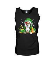Load image into Gallery viewer, Gnome Pot Of Gold Shamrock St. Patrick's Day Printed Mug Unisex Tank Top
