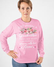 Load image into Gallery viewer, Just When A Grandmother Thinks Her Work Is Finished Unisex Long Sleeve
