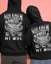Load image into Gallery viewer, God Knew I Needed An Angel Gift For Husband Hoodie
