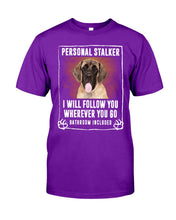 Load image into Gallery viewer, English Mastiff Personal Stalker St. Patrick's Day Printed Mug Guys Tee
