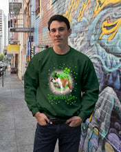 Load image into Gallery viewer, Bulldog Leprechaun Clover St Patrick's Day Gift For Dog Lovers Sweatshirt
