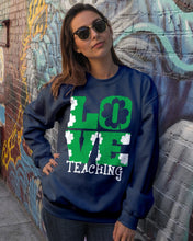 Load image into Gallery viewer, Teaching Love Clover St Patrick's Day Gift Sweatshirt

