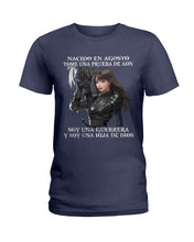 Load image into Gallery viewer, Nacido En Agosto Tome Una Pruera De Ad Birthday Gift Ladies Tee
