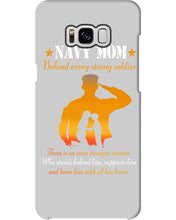 Load image into Gallery viewer, Son Gift For Navy Mom Behind Every Strong Soldier Phone case
