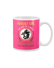 Load image into Gallery viewer, Birthday Gift For August Girl The Soul Of A Witch Mug

