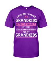 Load image into Gallery viewer, I Could Change The World For My Grandkids Guys Tee

