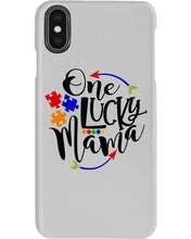 Load image into Gallery viewer, Autism One Lucky Mama Meaningful Gift For Autism Mom Phone case
