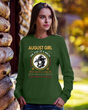 Load image into Gallery viewer, Birthday Gift For August Girl The Soul Of A Witch Sweatshirt
