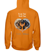 Load image into Gallery viewer, Horses From Our First Kiss Custom Name Gift For Girlfriend Hoodie

