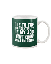 Load image into Gallery viewer, I Don't Know What I'm Doing Black And White Printed Mug Mug
