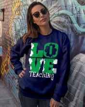 Load image into Gallery viewer, Teaching Love Clover St Patrick's Day Gift Sweatshirt
