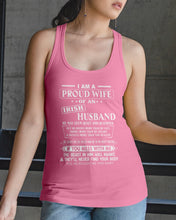Load image into Gallery viewer, I Am A Proud Wife Of An Irish Husband Gift For Family Ladies Flowy Tank
