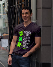 Load image into Gallery viewer, Lovely Clover Smiling I Teach The Cutest Clovers In The Patch St Patrick's Day Gift Guys V-Neck
