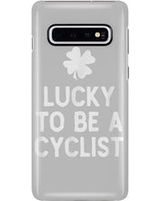 Load image into Gallery viewer, Lucky To Be A Biker Pilot Clover St Patrick's Day Gift Phone case
