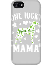 Load image into Gallery viewer, Great Dane Let The Shenanigans Begin Clover St Patrick's Day Gift Phone case
